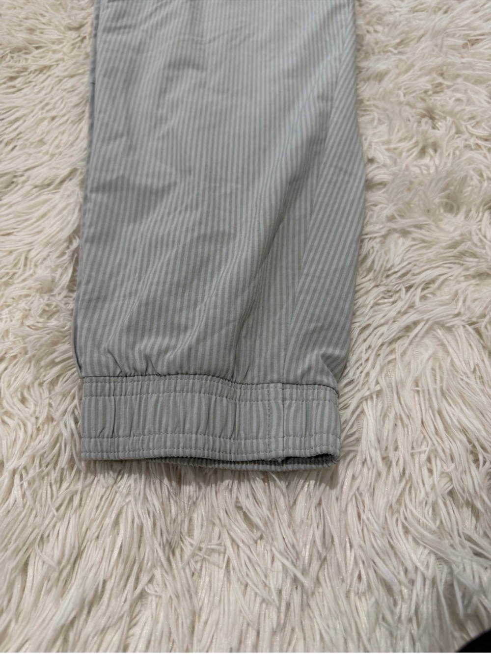 ATHLETA Brooklyn Textured Jogger Light Green Ribbed, Women’s Sz 12 - Picture 9 of 10